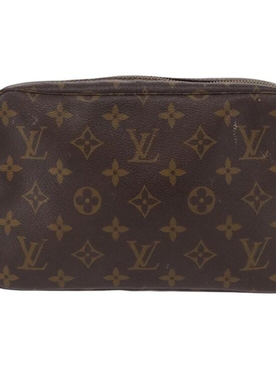 LOUIS VUITTON Monogram Trousse Toilette 23 Clutch Bag M47524 LV Auth - Picture 2 of 14